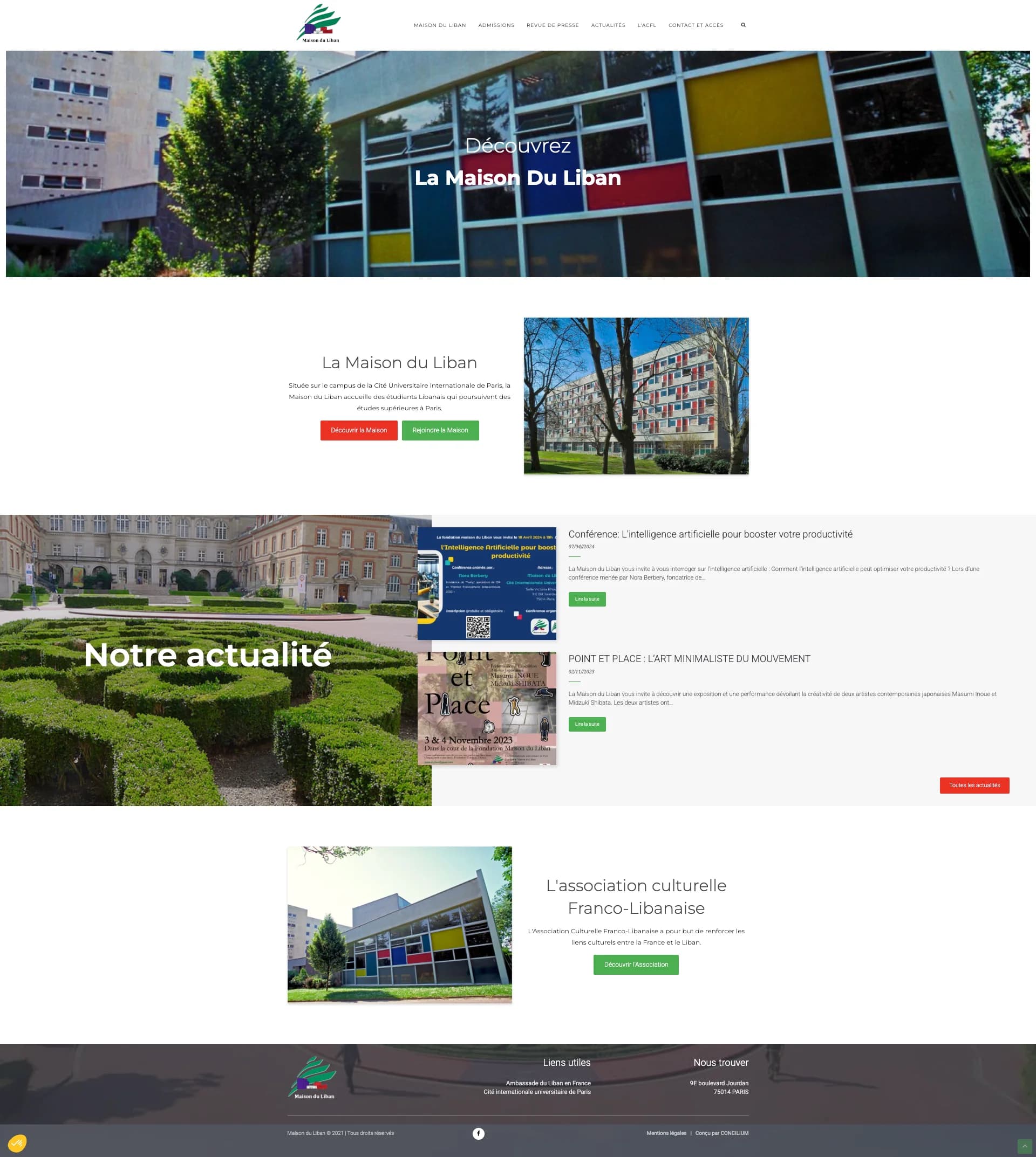 Maison du Liban, visuel 1