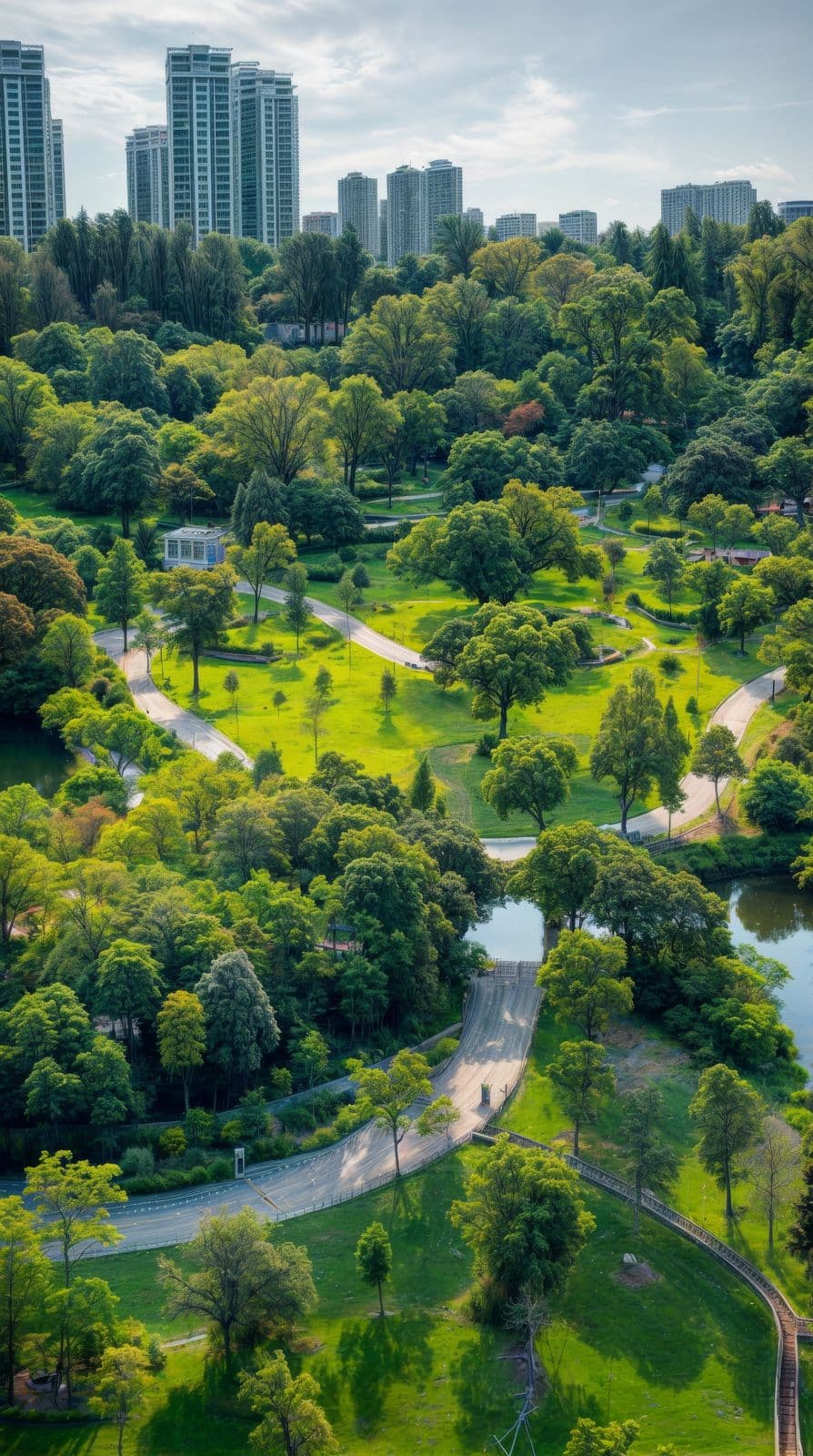 Parc urbain et ville