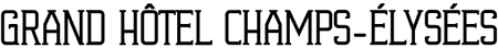 Logo Grand Hôtel Champs Elysées
