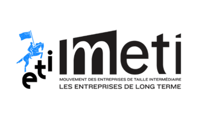 Logo Mouvement des Entreprises de Taille Intermédiaire - METI