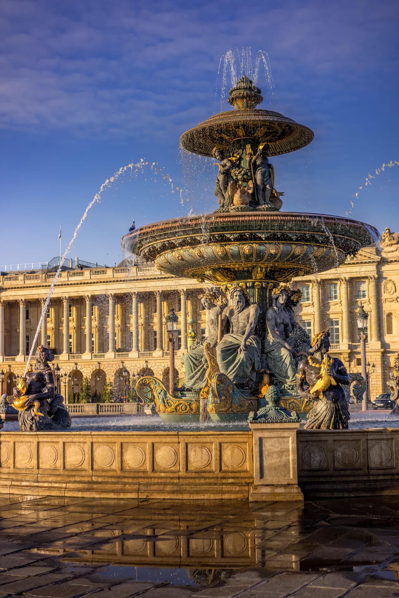 The Fontaine des Mers on Place de la Concorde, Paris