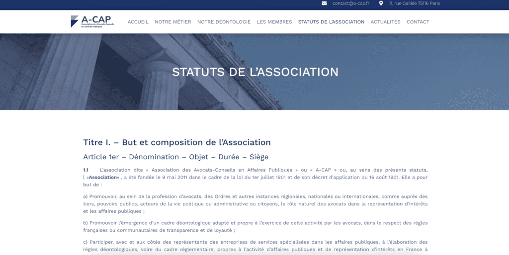 Association des Avocats-Conseils en Affaires Publiques, image 2
