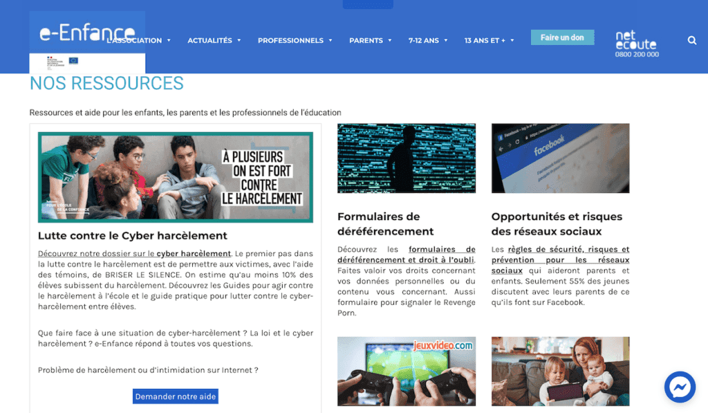 Association e-Enfance / 3018, visuel 8