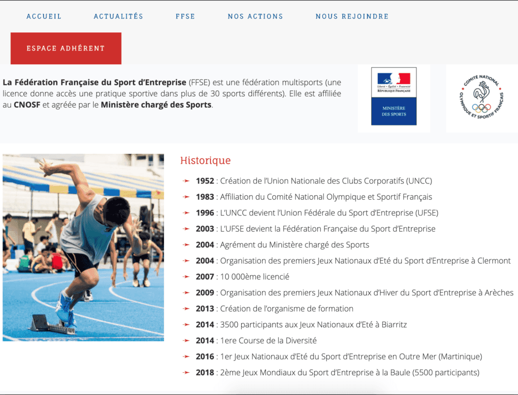Fédération Française du Sport d'Entreprise (FFSE), image 2