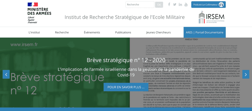 Institut de recherche stratégique de l'École Militaire (IRSEM), image 4