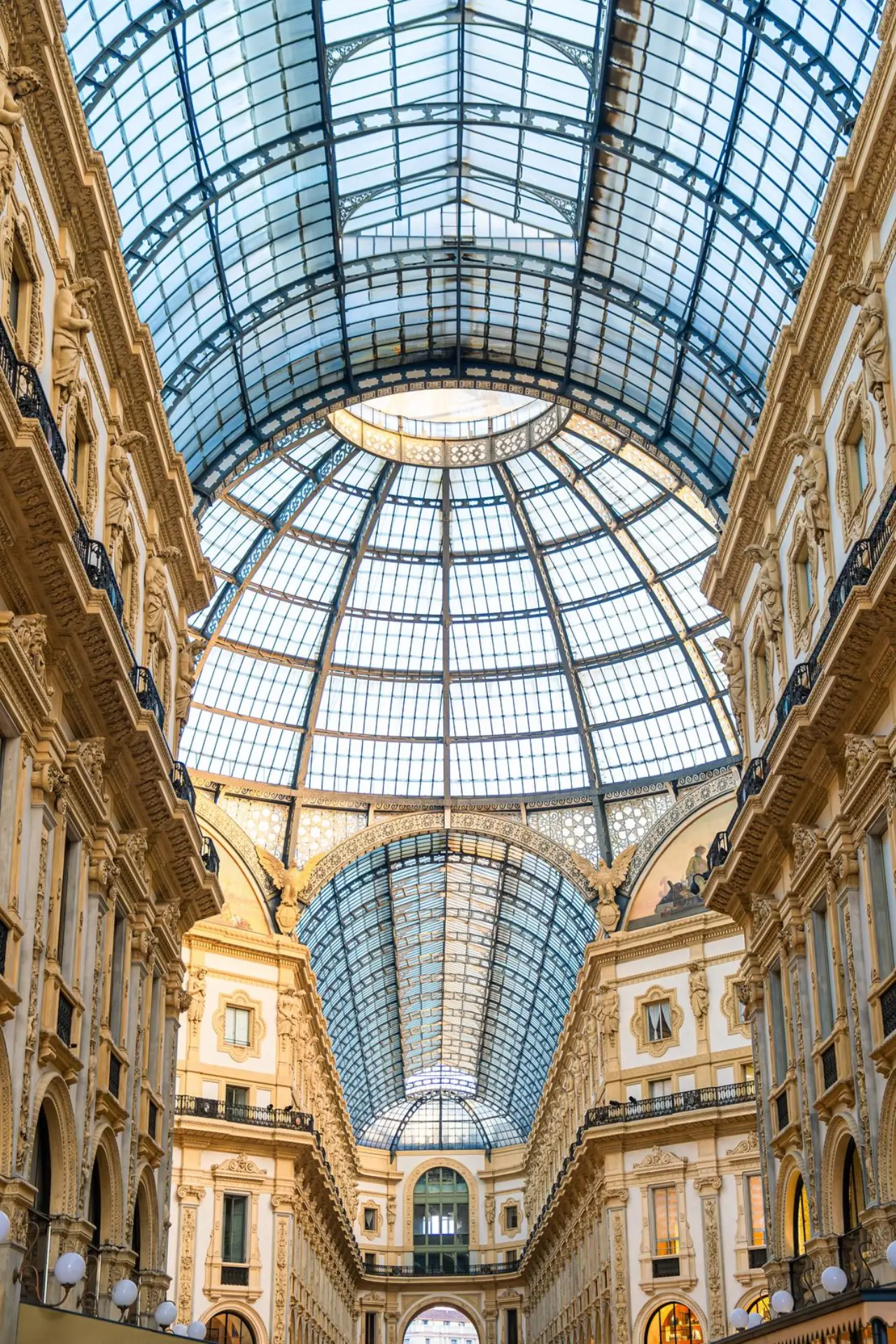 Architecture de la Galleria Vittorio Emanuele II, Milan
